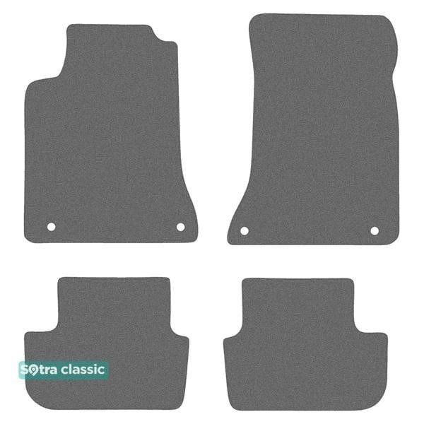 Sotra 90558-GD-GREY The carpets of the Sotra interior are two-layer Classic gray for Infiniti Q30 / QX30 (mkI) 2015-2019, set 90558GDGREY