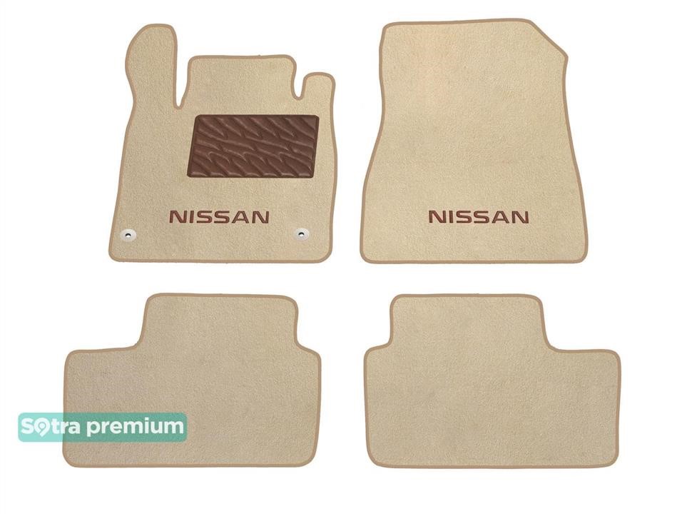 Sotra 90565-CH-BEIGE The carpets of the Sotra interior are two-layer Premium beige for Nissan Juke (mkII) 2019-, set 90565CHBEIGE