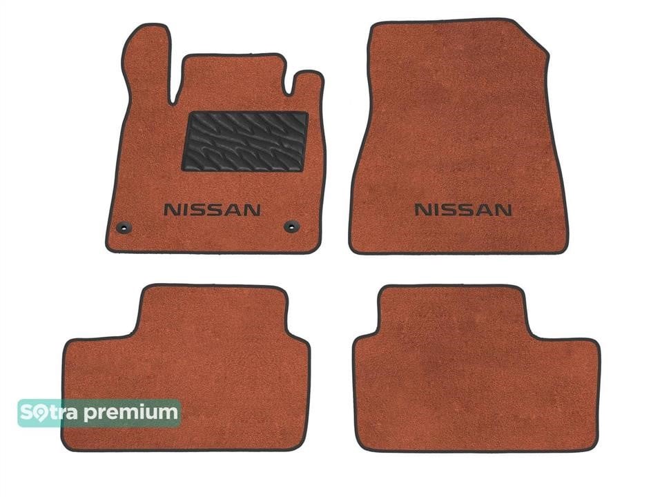 Sotra 90565-CH-TERRA The carpets of the Sotra interior are two-layer Premium terracotta for Nissan Juke (mkII) 2019-, set 90565CHTERRA