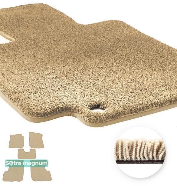 Sotra 90372-MG20-BEIGE The carpets of the Sotra interior are two-layer Magnum beige for Dacia Logan (mkI) 2007-2012, set 90372MG20BEIGE