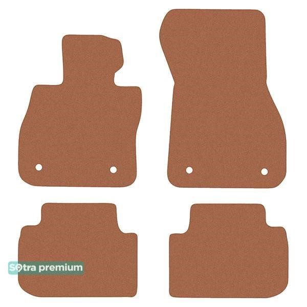 Sotra 90680-CH-TERRA Sotra interior mat, two-layer Premium terracotta for BMW 2-series (F44) (gran coupe) 2020- 90680CHTERRA
