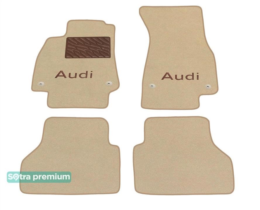 Sotra 90685-CH-BEIGE The carpets of the Sotra interior are two-layer Premium beige for Audi A6/S6/RS6 (mkV)(C8) 2018-; A7/S7/RS7 (mkII) 2018-, set 90685CHBEIGE