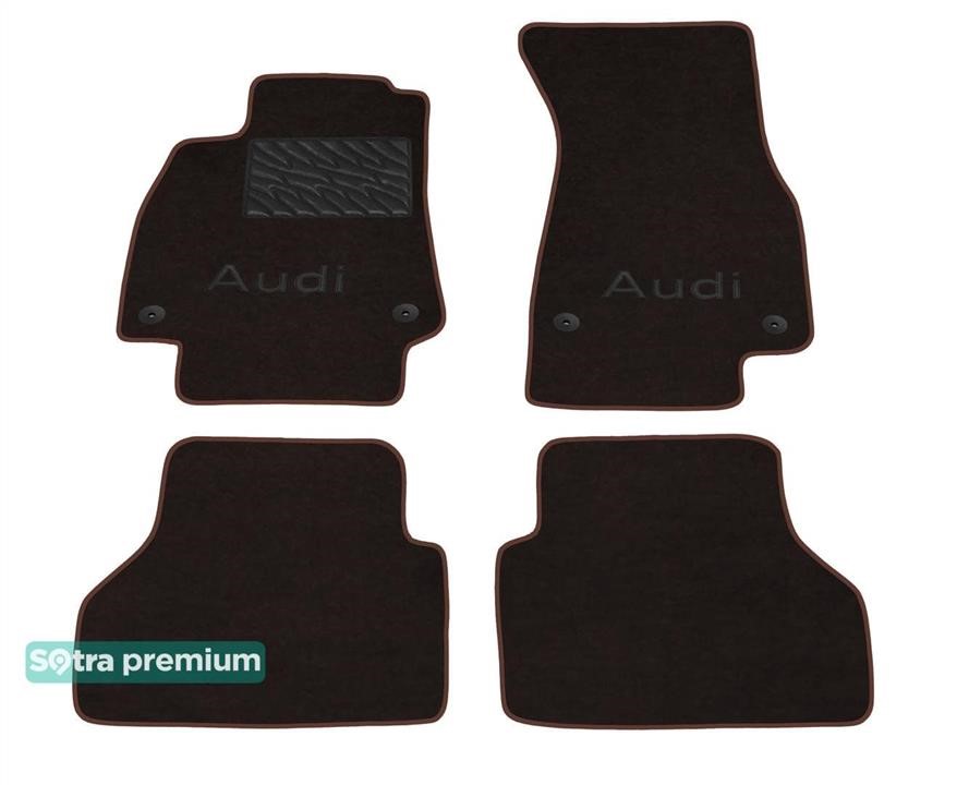 Sotra 90685-CH-CHOCO The carpets of the Sotra interior are two-layer Premium brown for Audi A6/S6/RS6 (mkV)(C8) 2018-; A7/S7/RS7 (mkII) 2018-, set 90685CHCHOCO
