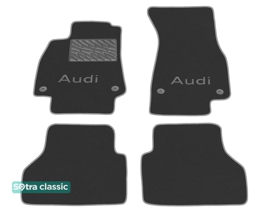 Sotra 90685-GD-GREY The carpets of the Sotra interior are two-layer Classic gray for Audi A6/S6/RS6 (mkV)(C8) 2018-; A7/S7/RS7 (mkII) 2018-, set 90685GDGREY