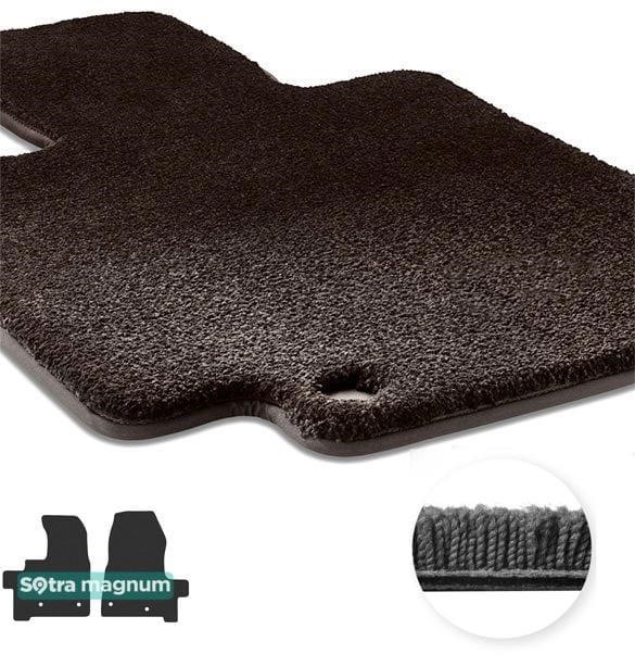 Sotra 90767-MG15-BLACK The carpets of the Sotra interior are two-layer Magnum black for Ford Transit Custom (mkI) (truck or combi) (1 row) 2018- automatic transmission, set 90767MG15BLACK