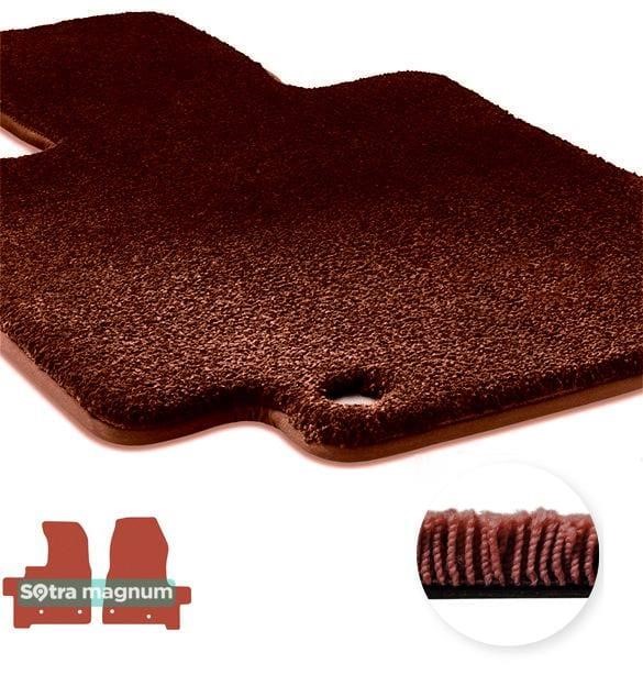 Sotra 90767-MG20-RED The carpets of the Sotra interior are two-layer Magnum red for Ford Transit Custom (mkI) (truck or combi) (1 row) 2018- automatic transmission, set 90767MG20RED