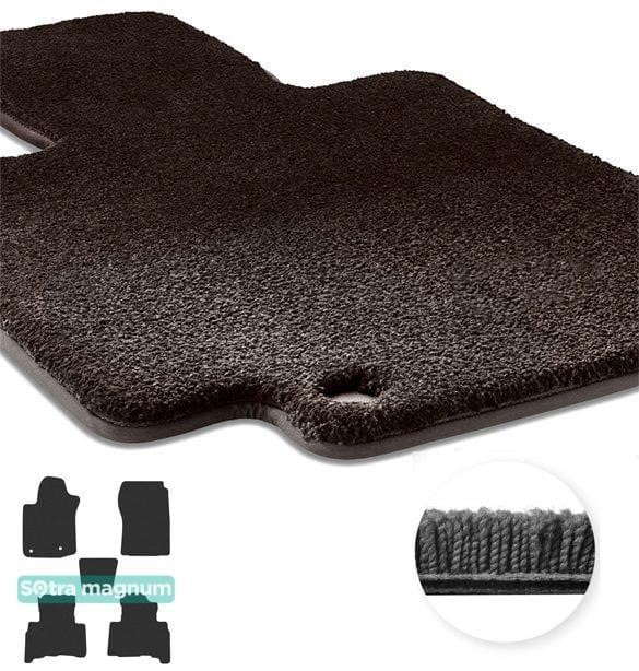 Sotra 90778-MG15-BLACK The carpets of the Sotra interior are two-layer Magnum black for Toyota Land Cruiser Prado (J150) (2 clips) 2013-, set 90778MG15BLACK
