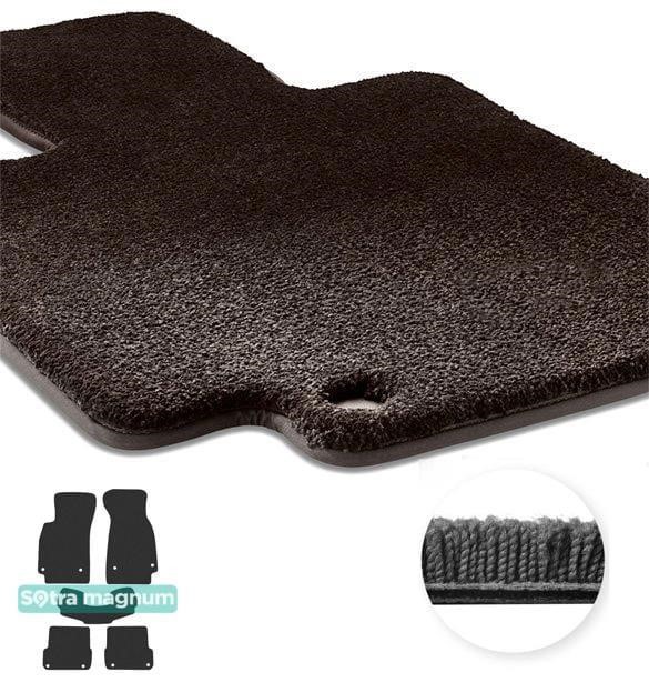 Sotra 90852-MG15-BLACK The carpets of the Sotra interior are two-layer Magnum black for Audi A6/S6/RS6 (mkIII)(C6) 2008-2011, set 90852MG15BLACK