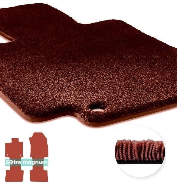 Sotra 90939-MG20-RED The carpets of the Sotra interior are two-layer Magnum red for Toyota RAV4 (mkV) (hybrid) 2018-, set 90939MG20RED