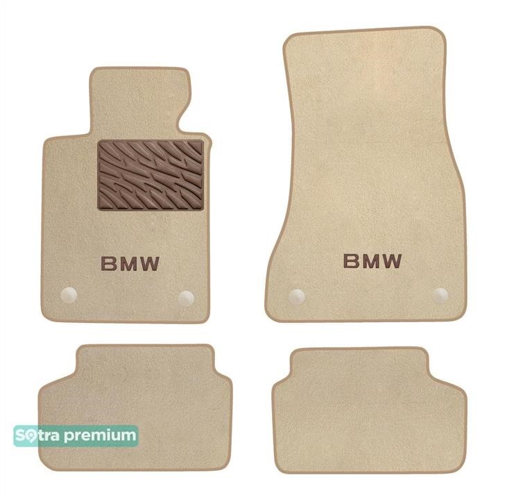 Sotra 90958-CH-BEIGE The carpets of the Sotra interior are two-layer Premium beige for BMW 5-series (G30; G31; F90) 2017-, set 90958CHBEIGE