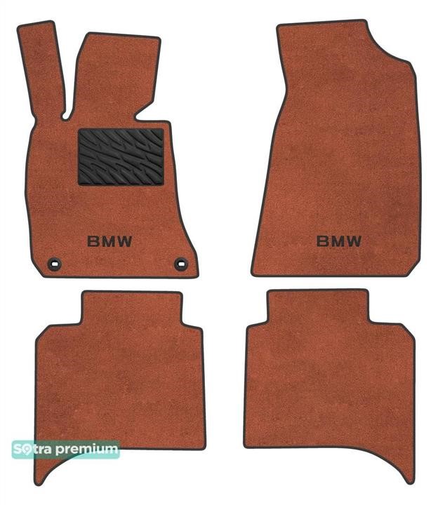 Sotra 90973-CH-TERRA The carpets of the Sotra interior are two-layer Premium terracotta for BMW 5-series (E28) 1981-1988, set 90973CHTERRA