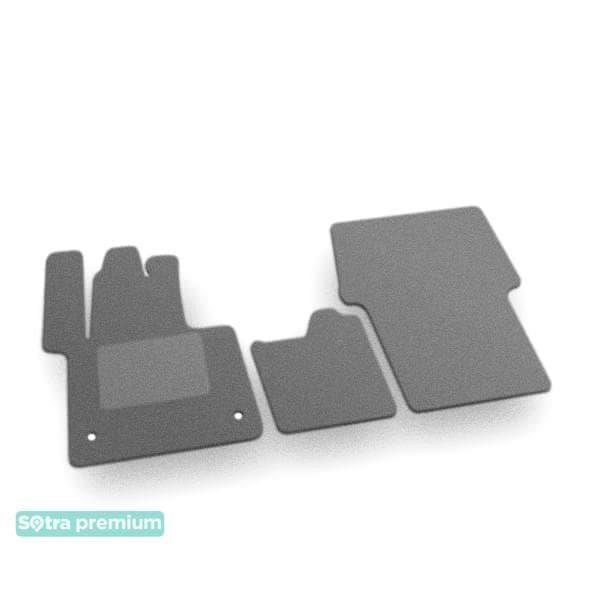 Sotra 05469-CH-GREY Sotra interior mat, two-layer Premium gray for Citroen Jumpy (mkIII) (1 row) 2016- 05469CHGREY