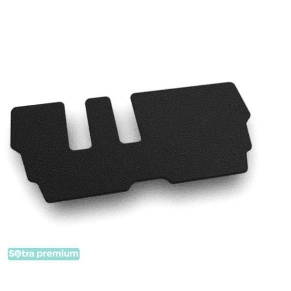 Sotra 04012-CH-BLACK Sotra interior mat, two-layer Premium black for BMW X5 (F15) (3rd row) 2014-2018 04012CHBLACK