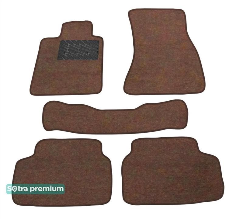 Sotra 06313-CH-CHOCO The carpets of the Sotra interior are two-layer Premium brown for BMW 6-series (G32)(Gran Turismo) 2017-, set 06313CHCHOCO