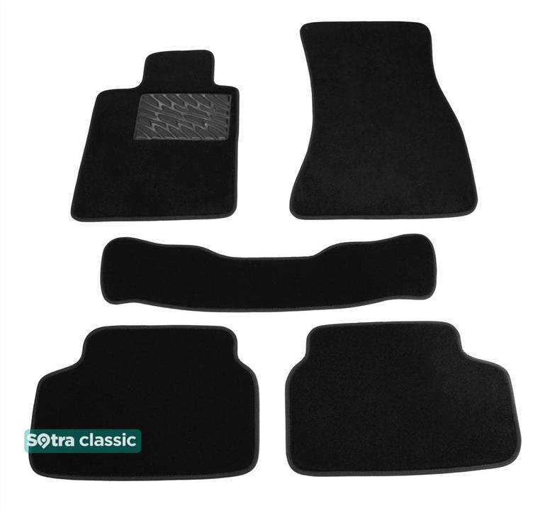 Sotra 06313-GD-BLACK The carpets of the Sotra interior are two-layer Classic black for BMW 6-series (G32)(Gran Turismo) 2017-, set 06313GDBLACK
