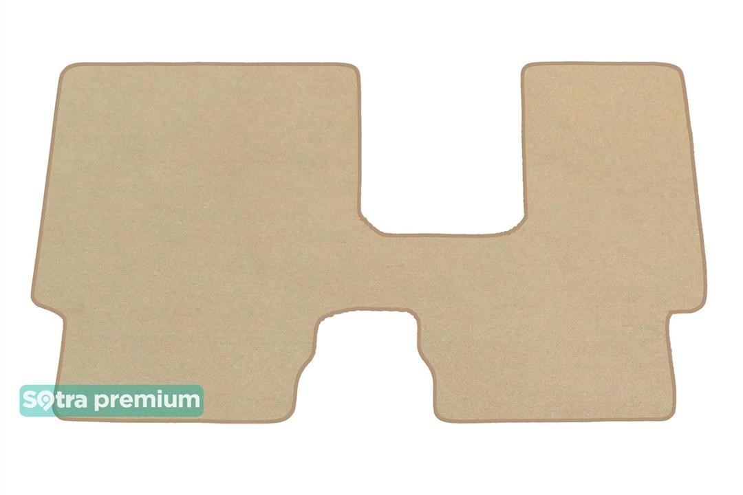 Sotra 05592-CH-BEIGE Sotra interior mat, two-layer Premium beige for Mitsubishi Outlander (mkIII) (3 row) 2012-2021 05592CHBEIGE