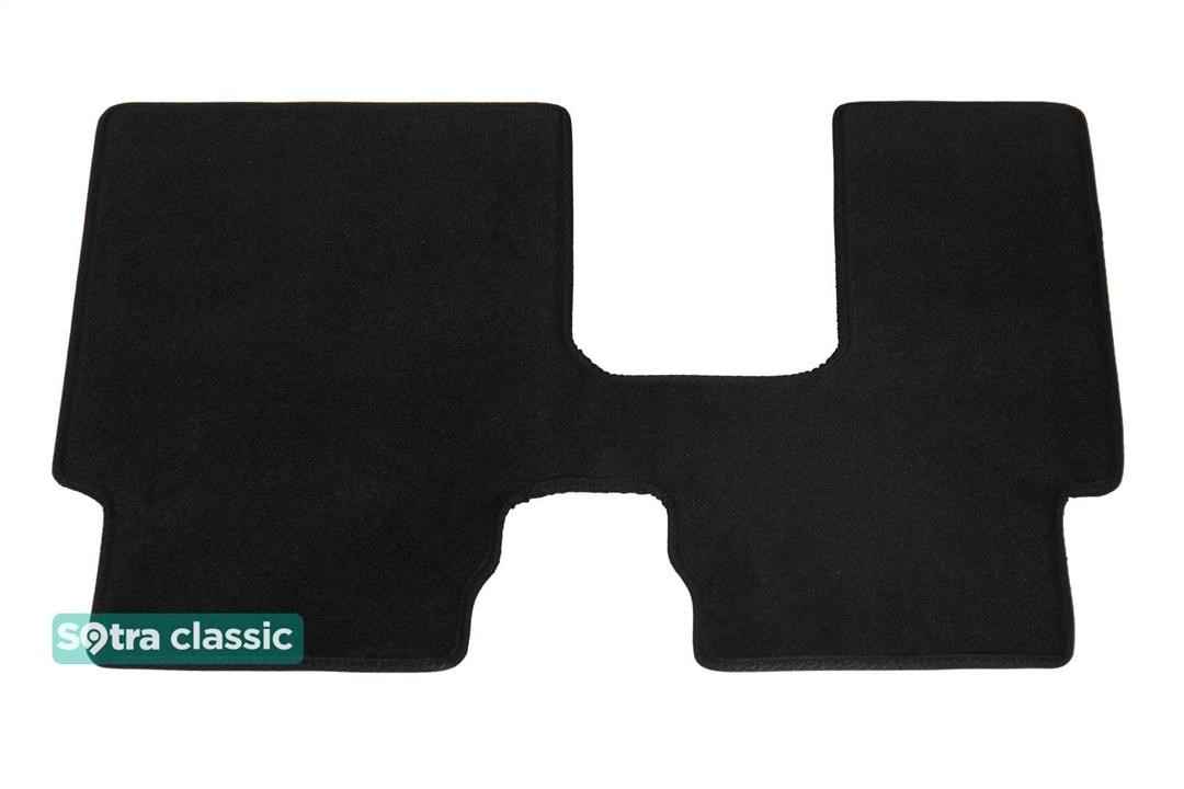 Sotra 05592-GD-BLACK Sotra interior mat, two-layer Classic black for Mitsubishi Outlander (mkIII) (3 row) 2012-2021 05592GDBLACK