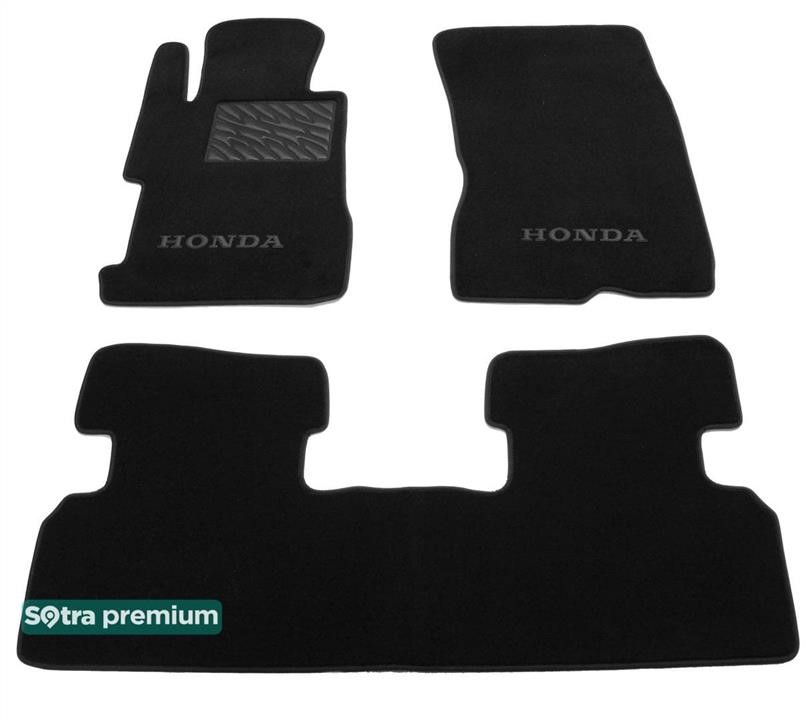 Sotra 06494-CH-GRAPHITE The carpets of the Sotra interior are two-layer Premium dark-gray for Honda Civic (mkVIII)(FA)(sedan) 2005-2011 (USA), set 06494CHGRAPHITE