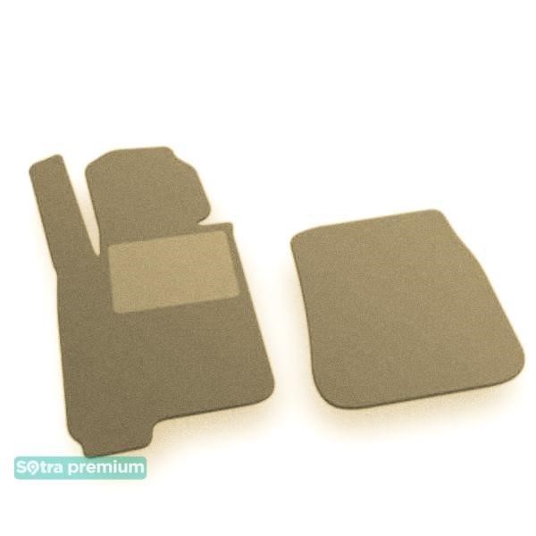 Sotra 07746-CH-BEIGE The carpets of the Sotra interior are two-layer Premium beige for BMW Z4 (E89) 2009-2016, set 07746CHBEIGE