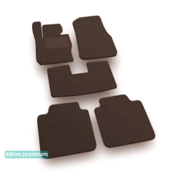 Sotra 07938-CH-CHOCO The carpets of the Sotra interior are two-layer Premium brown for BMW 3-series (F34)(Gran Turismo)(all-wheel drive) 2013-2020, set 07938CHCHOCO