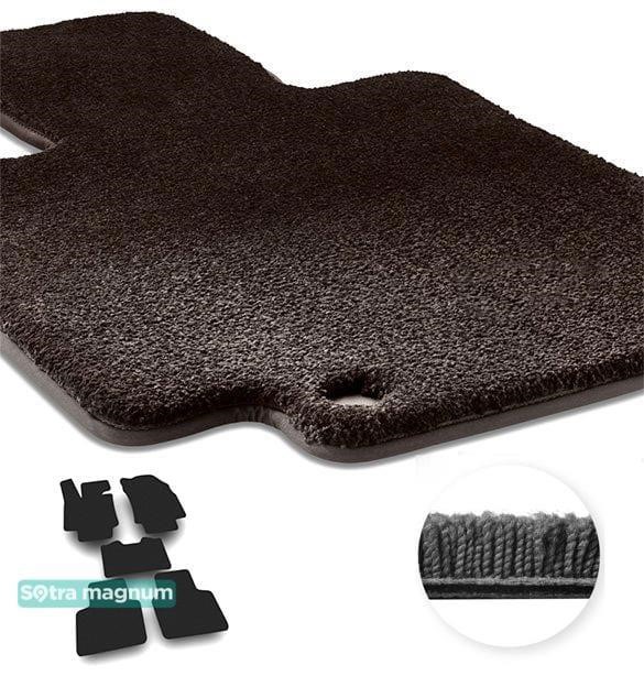 Sotra 09064-MG15-BLACK The carpets of the Sotra interior are two-layer Magnum black for Toyota RAV4 (mkV) 2018 -, set 09064MG15BLACK