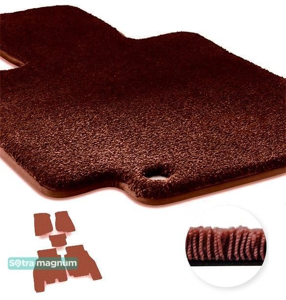Sotra 09132-MG20-RED Sotra interior mat, two-layer Magnum red for Jeep Wrangler Unlimited (mkIV)(JL) 2019- 09132MG20RED