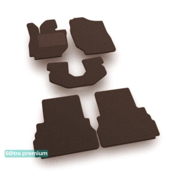 Sotra 09087-CH-CHOCO The carpets of the Sotra interior are two-layer Premium brown for Suzuki Jimny (mkIV) 2018- automatic transmission, set 09087CHCHOCO