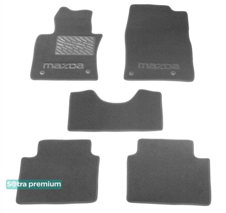 Sotra 09144-CH-GREY Sotra interior mat, two-layer Premium gray for Mazda CX-30 (mkI) 2019- 09144CHGREY