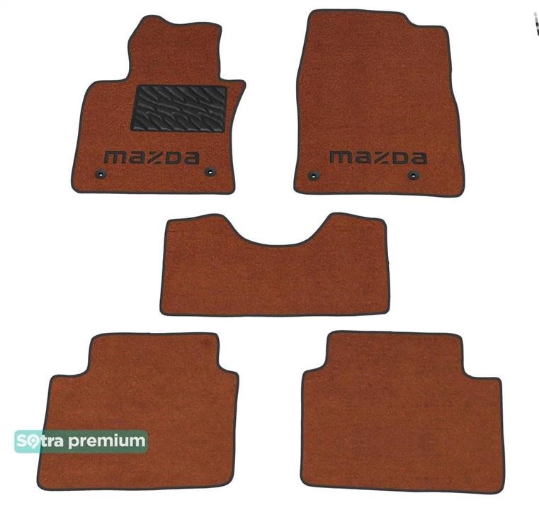Sotra 09144-CH-TERRA Sotra interior mat, two-layer Premium terracotta for Mazda CX-30 (mkI) 2019- 09144CHTERRA