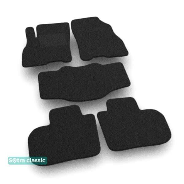 Sotra 09109-GD-BLACK Sotra interior mat, two-layer Classic black for Nissan Leaf (mkII) 2017- 09109GDBLACK