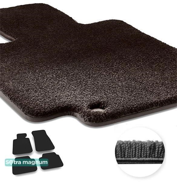 Sotra 08945-MG15-BLACK The carpets of the Sotra interior are two-layer Magnum black for BMW 1-series (F20; F21) 2011-2019, set 08945MG15BLACK