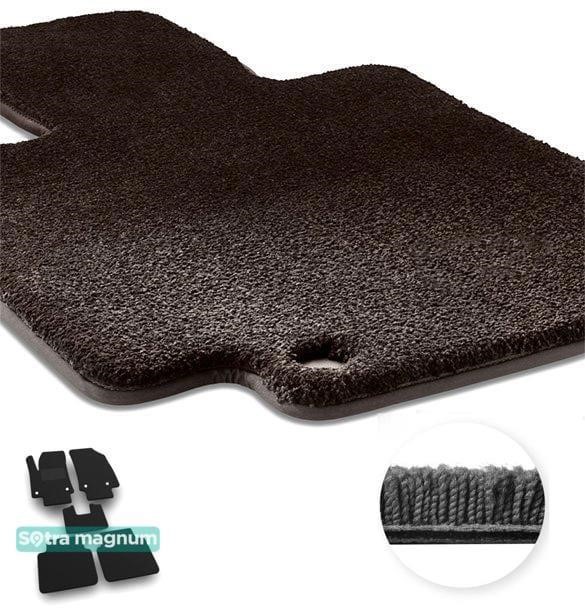 Sotra 09226-MG15-BLACK The carpets of the Sotra interior are two-layer Magnum black for Opel Crossland (mkI) 2017-, set 09226MG15BLACK