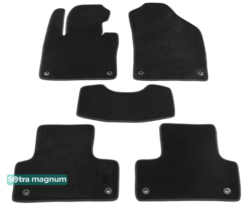 Sotra 09121-MG15-BLACK Sotra interior mat, two-layer Magnum black for Volvo XC60 (mkII) 2017- 09121MG15BLACK