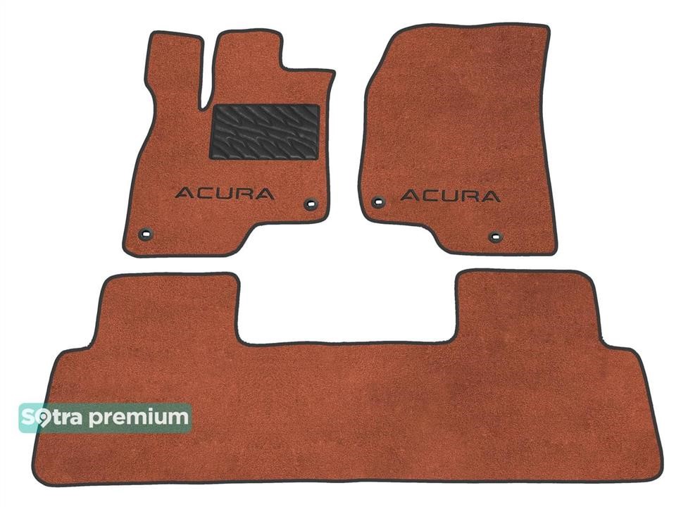 Sotra 09245-CH-TERRA The carpets of the Sotra interior are two-layer Premium terracotta for Acura RDX (mkIII) 2019-, set 09245CHTERRA