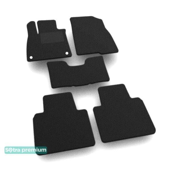 Sotra 09249-CH-BLACK The carpets of the Sotra interior are two-layer Premium black for Honda Accord (mkX) 2018-, set 09249CHBLACK
