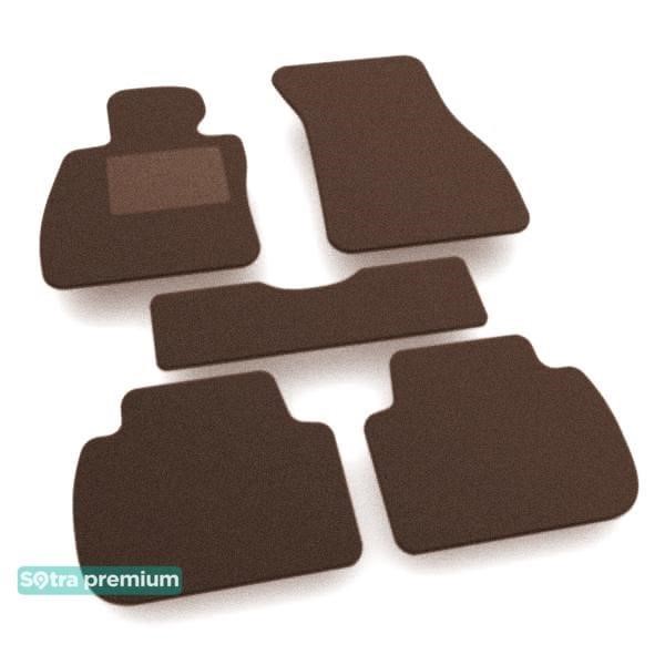 Sotra 09498-CH-CHOCO The carpets of the Sotra interior are two-layer Premium brown for BMW 1-series (F40) / 2-series (F44) 2019-, set 09498CHCHOCO