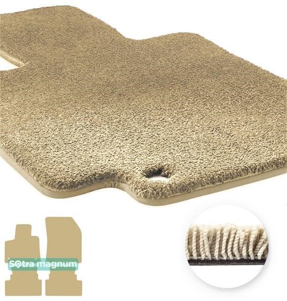 Sotra 90086-MG20-BEIGE The carpets of the Sotra interior are two-layer Magnum beige for Opel Grandland (mkI) 2017-, set 90086MG20BEIGE