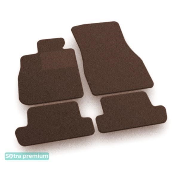 Sotra 09571-CH-CHOCO The carpets of the Sotra interior are two-layer Premium brown for BMW 8-series (G14; G15; F91; F92) (coupe and convertible) 2018-, set 09571CHCHOCO