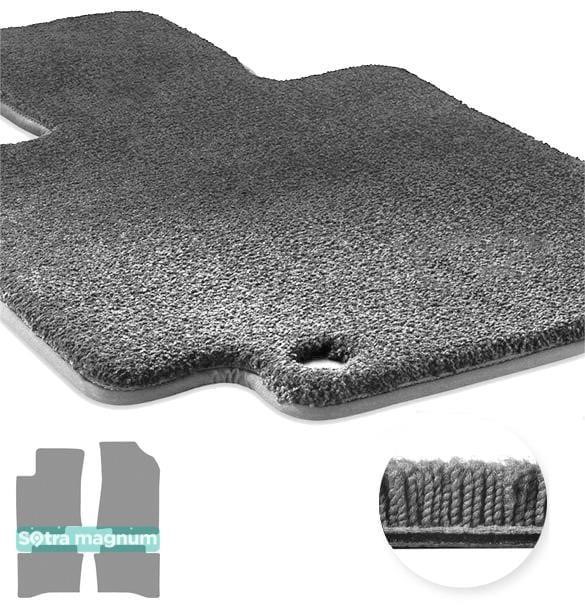 Sotra 90079-MG20-GREY The carpets of the Sotra interior are two-layer Magnum gray for Kia Rio (mkIII) 2011-2017, set 90079MG20GREY