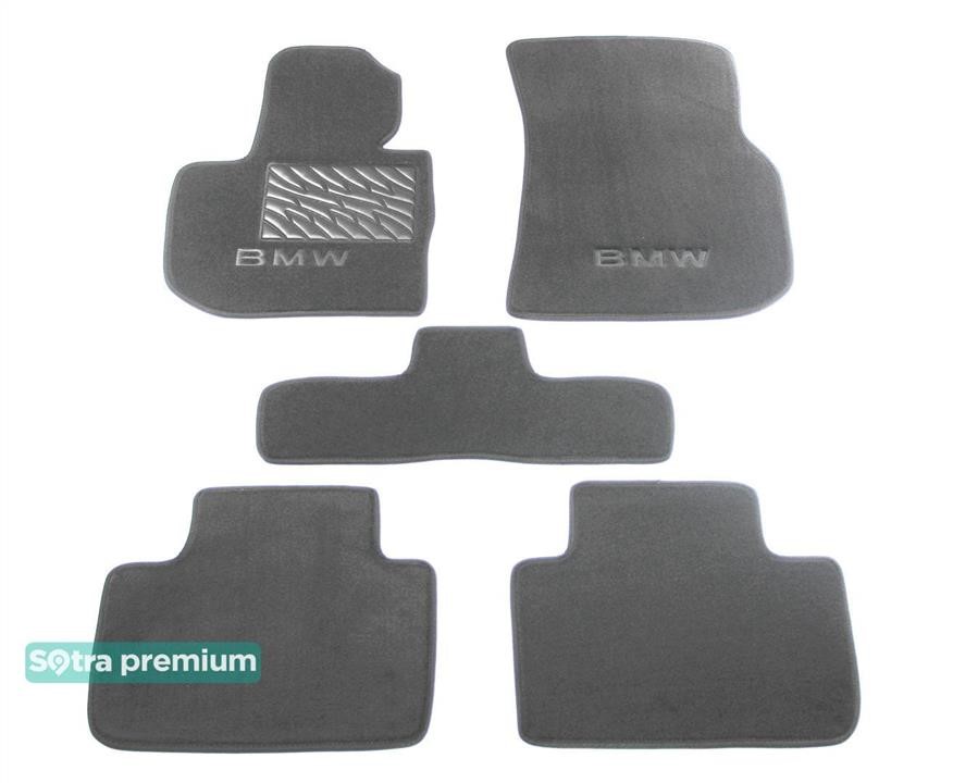 Sotra 90082-CH-GREY The carpets of the Sotra interior are two-layer Premium gray for BMW X3 (G01; F97) / X4 (G02; F98) 2017- / iX3 (G08) 2020-, set 90082CHGREY