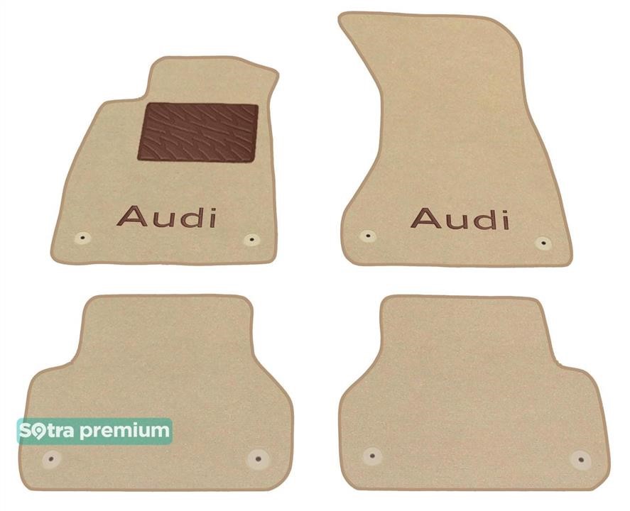 Sotra 90084-CH-BEIGE The carpets of the Sotra interior are two-layer Premium beige for Audi A5/S5 (mkII) (liftback) 2016-, set 90084CHBEIGE