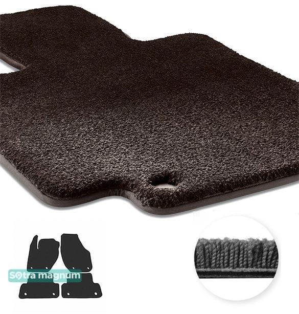 Sotra 90218-MG15-BLACK The carpets of the Sotra interior are two-layer Magnum black for Volvo V40 (mkII) 2012-2019, set 90218MG15BLACK