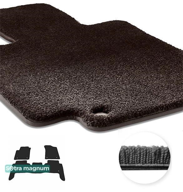 Sotra 90146-MG15-BLACK The carpets of the Sotra interior are two-layer Magnum black for Infiniti QX80/QX56 (mkII)(Z62)(1-2 row) 2010-, set 90146MG15BLACK