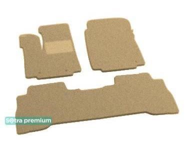 Sotra 90264-CH-BEIGE The carpets of the Sotra interior are two-layer Premium beige for Acura MDX (mkI) (1-2 row) 2002-2006, set 90264CHBEIGE