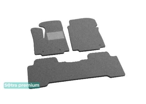 Sotra 90265-CH-GREY The carpets of the Sotra interior are two-layer Premium gray for Honda Pilot (mkI) (1-2 row) 2003-2008, set 90265CHGREY