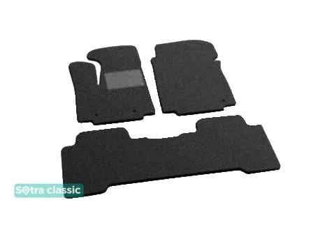 Sotra 90265-GD-GREY The carpets of the Sotra interior are two-layer Classic gray for Honda Pilot (mkI) (1-2 row) 2003-2008, set 90265GDGREY