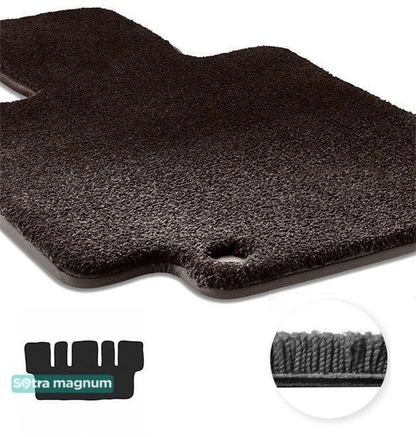 Sotra 90297-MG15-BLACK Sotra interior mat, two-layer Magnum black for Citroen C4 Picasso (mkI) (3 row) 2006-2013 90297MG15BLACK