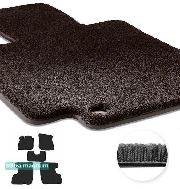 Sotra 90372-MG15-BLACK The carpets of the Sotra interior are two-layer Magnum black for Dacia Logan (mkI) 2007-2012, set 90372MG15BLACK