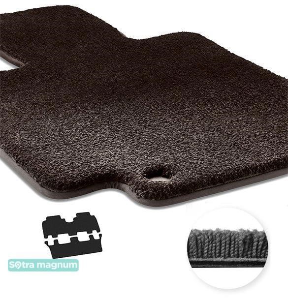 Sotra 90337-MG15-BLACK The carpets of the Sotra interior are two-layer Magnum black for Mazda MPV (mkII) (2-3 row) 2000-2006, set 90337MG15BLACK