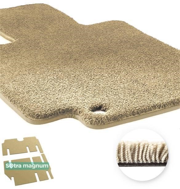 Sotra 90365-MG20-BEIGE The carpets of the Sotra interior are two-layer Magnum beige for Mercedes-Benz Viano (W639)(2nd row - 2+1)(3rd row - 2+1)(2nd-3rd row) 2003-2014, set 90365MG20BEIGE